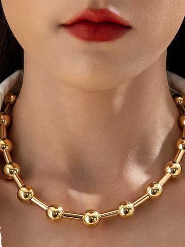 1784918 Geometric Solid Color Bracelet Accessories Earrings Accessories Necklaces Accessories