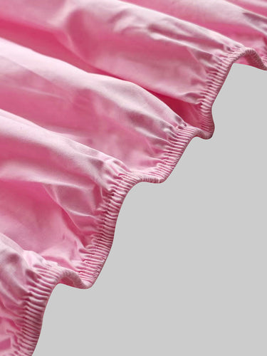 1714760 Long Sleeves Loose Buttoned Pleated Pockets Solid Color Lapel Midi Dresses