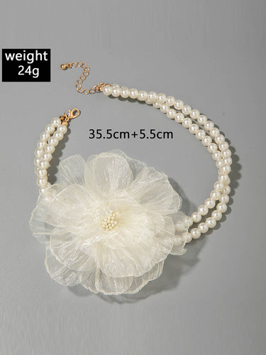 1784839 Flower Shape Necklaces Accessories