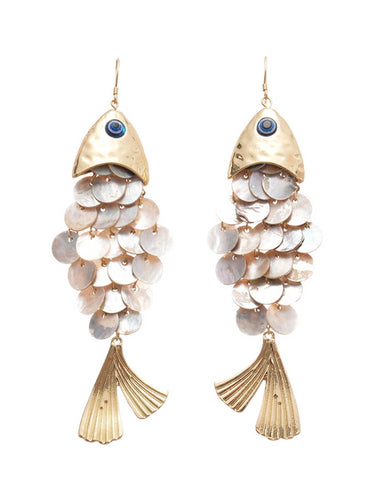 1773928 Boucles d'oreilles pendantes à pampilles en forme d'animal