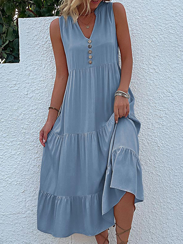 Elegante midi-jurk voor een formele strandbruiloft