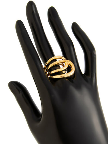 1716462 Irregularity Geometric Shiny Rings Accessories