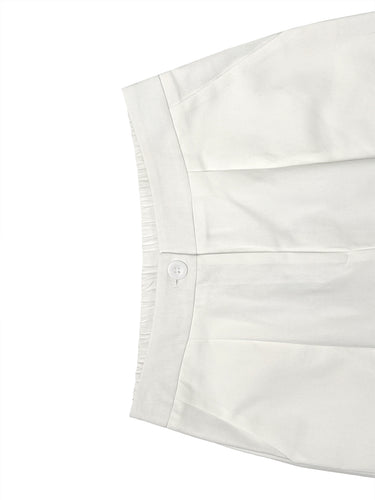 High Waisted Loose Pockets Solid Color Pants Trousers