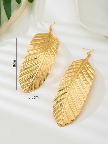 1733783 Leaves Shape Earrings Accessories