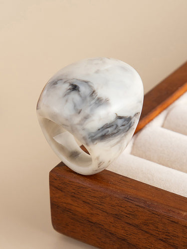 1729189 Irregularity Geometric Shiny Rings Accessories