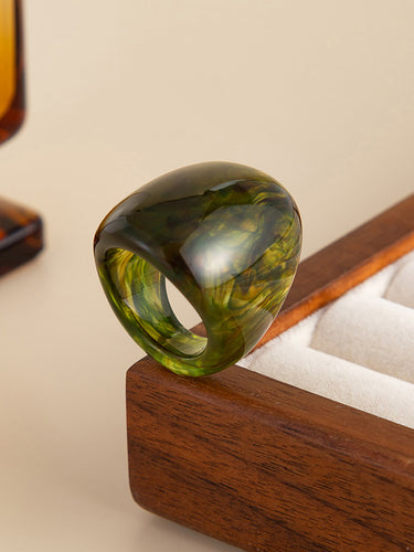 1729204 Irregularity Geometric Shiny Rings Accessories