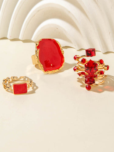 1784719 Geometric Rings Accessories