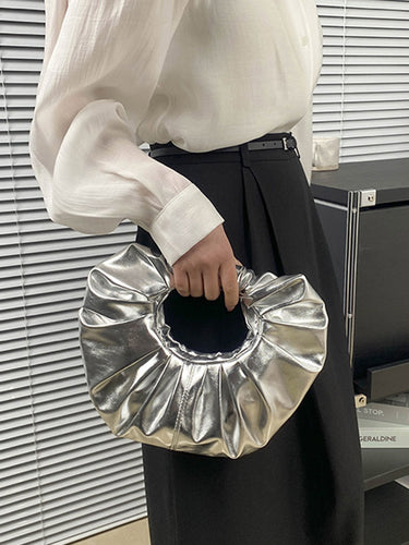 1747864 Geometric Pleated Evening Bags & Clutches