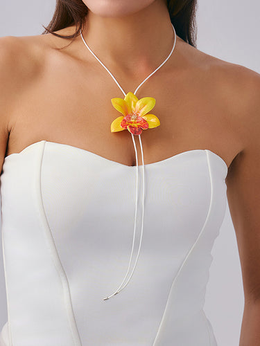 1715714 Chains Flower Shape Armlet Accessories Earrings Accessories Necklaces Accessories