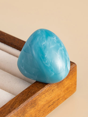 1729249 Irregularity Geometric Shiny Rings Accessories