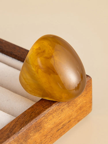 1729265 Irregularity Geometric Shiny Rings Accessories