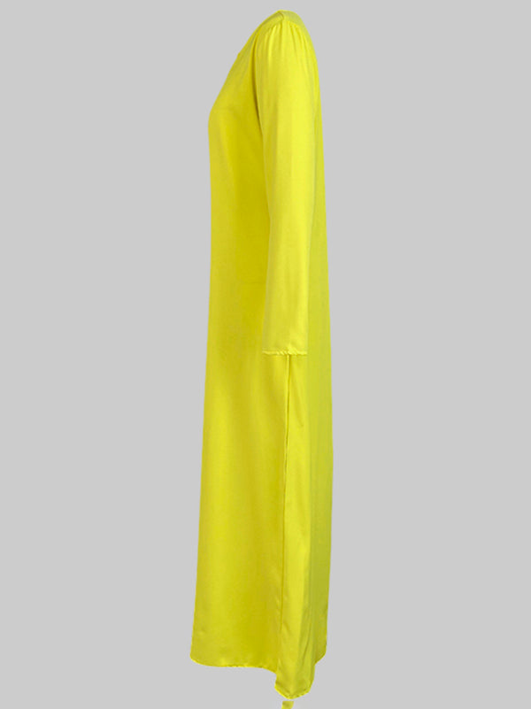 Solid Loose Wide Leg Pocket Jumpsuit main image 0
