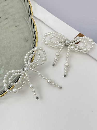 1729415 Irregularity Bow-Embellished Shiny Anklets