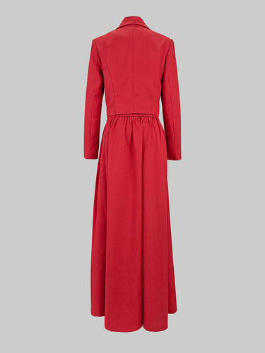 Elasticated Waist High Waisted Big Hemline Pleated Pockets Solid Color Zipper Wide Leg Pants