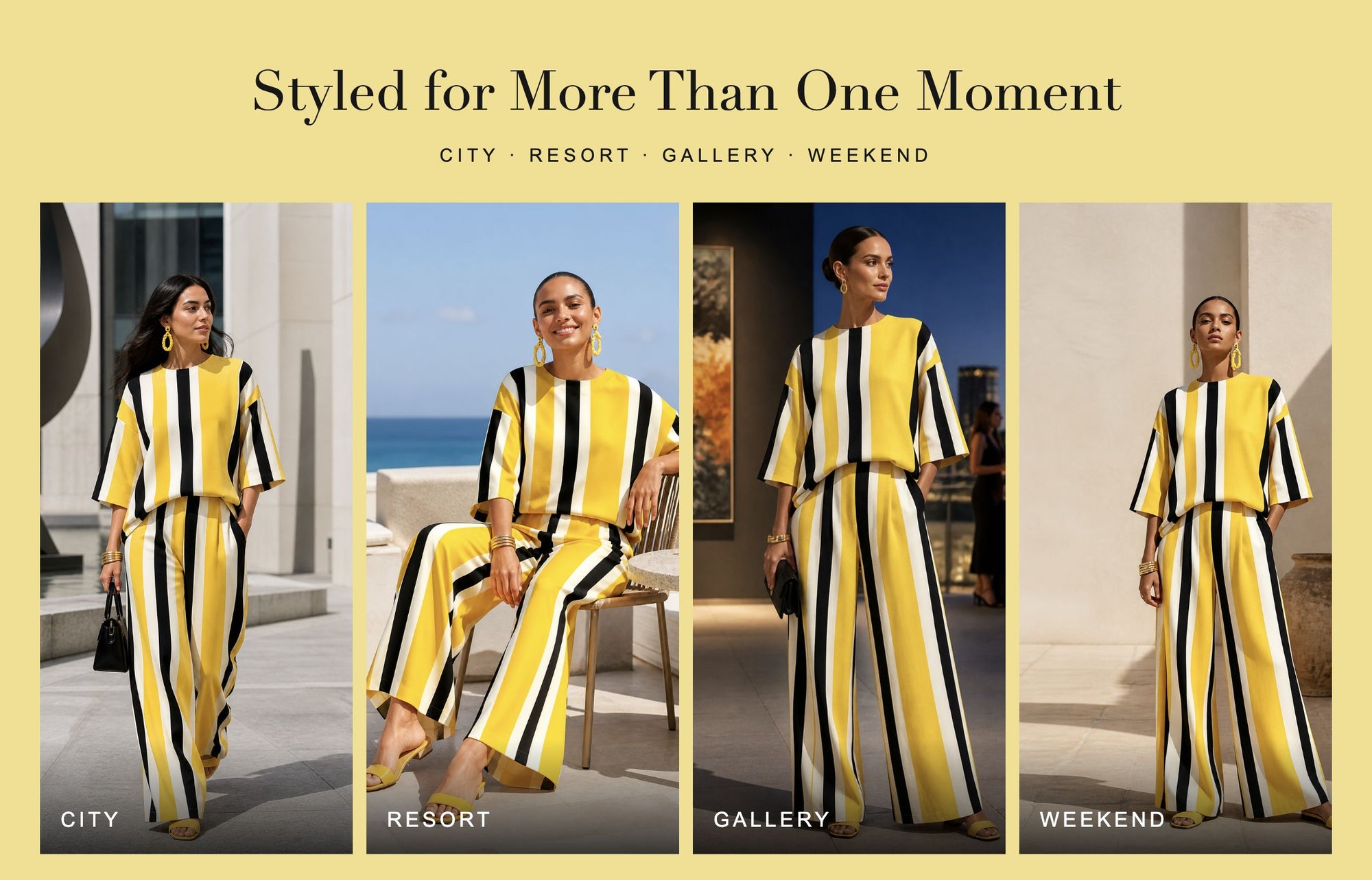 Striped Contrast Color Loose Half Sleeves Round-neck Blouses&shirts Tops